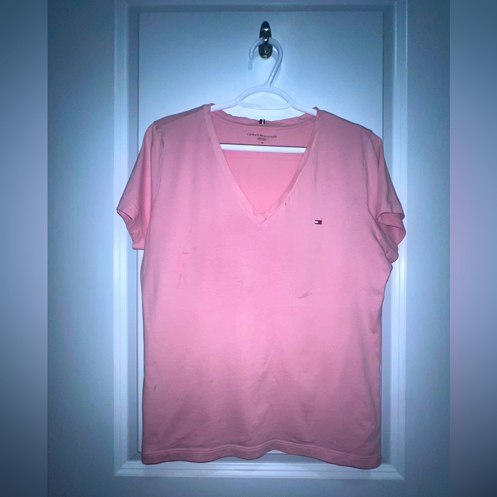 Tommy Hilfiger pink shirt